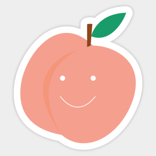 Peach Sticker